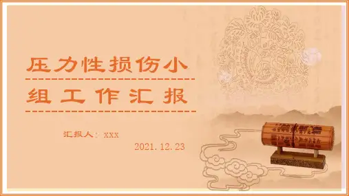 压疮小组工作汇报