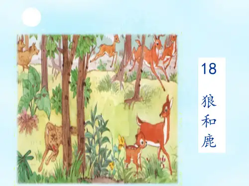 18 苏教版语文三年级下册18狼和鹿