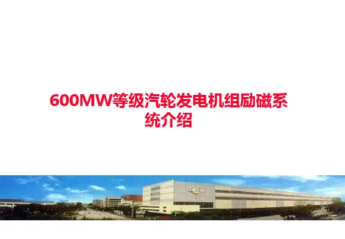 东方电机600MW发电机励磁介绍