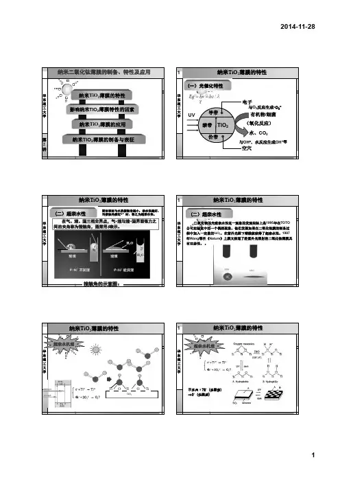 4. 二氧化钛薄膜