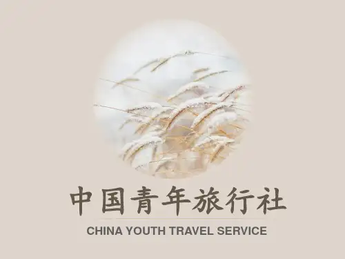 青年旅行社PPT