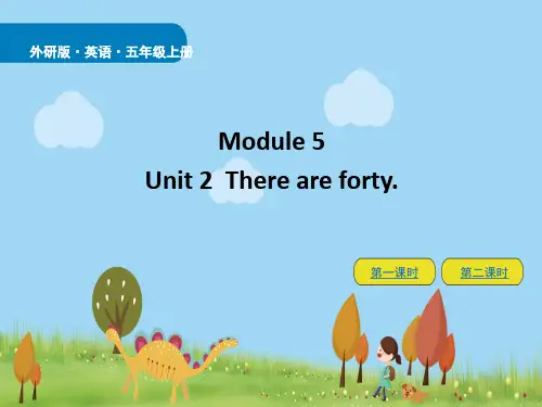 外研版小学(三起)英语五年级上册英语 Module 5 教学课件 Unit   2