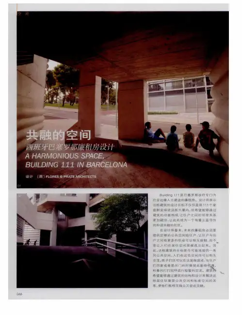 共融的空间 西班牙巴塞罗那廉租房设计