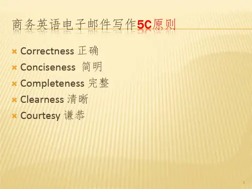 英文商务邮件总结-Business-LettersPPT课件