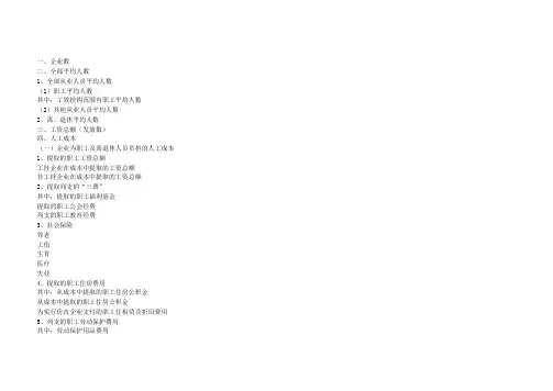 【4】集团人力成本分析表