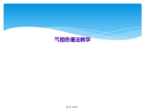 气相色谱法教学