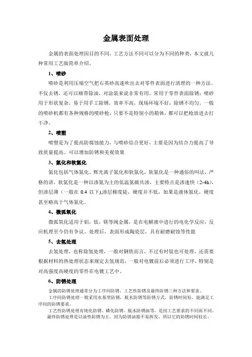 金属表面处理