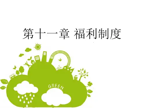 社会保障理论与实践课件  第十一章 福利制度