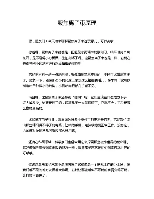 聚焦离子束原理