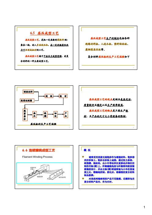 四川大学高分子866考研复试复合材料第6章 复合材料的成型工艺(3)