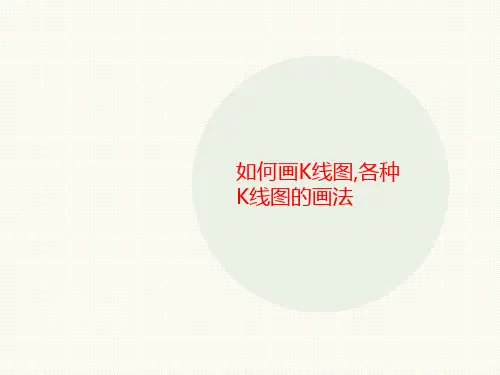 如何画K讲义线图,各种K线图的画法