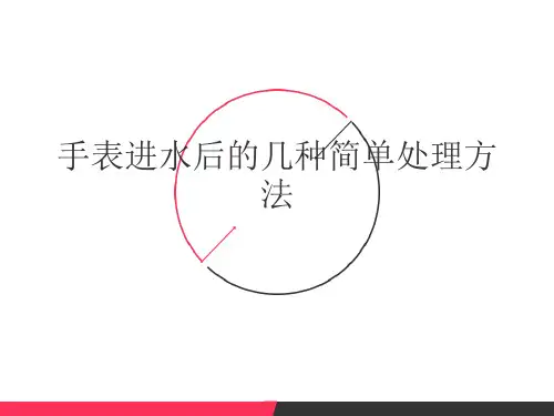 手表进水后的几种简单处理方法