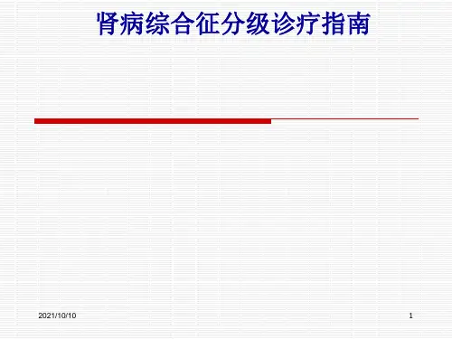肾病综合征分级诊疗