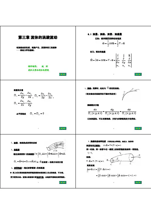 第三章 涡旋运动