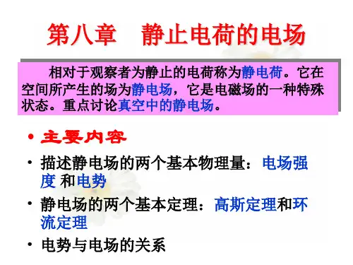 大学物理静电场课件