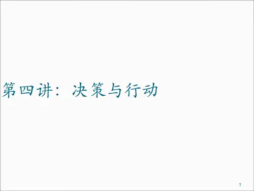 决策与行动ppt课件