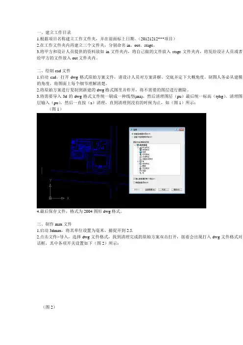 效果图制作流程