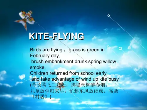 风筝英语PPT