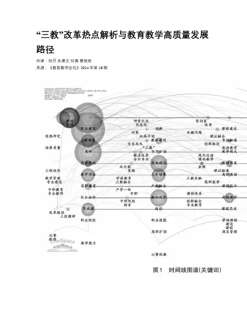 “三教”改革热点解析与教育教学高质量发展路径