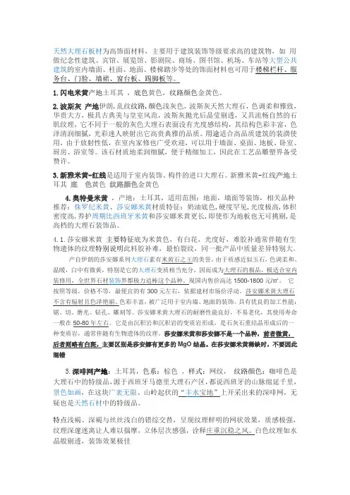 石材信息