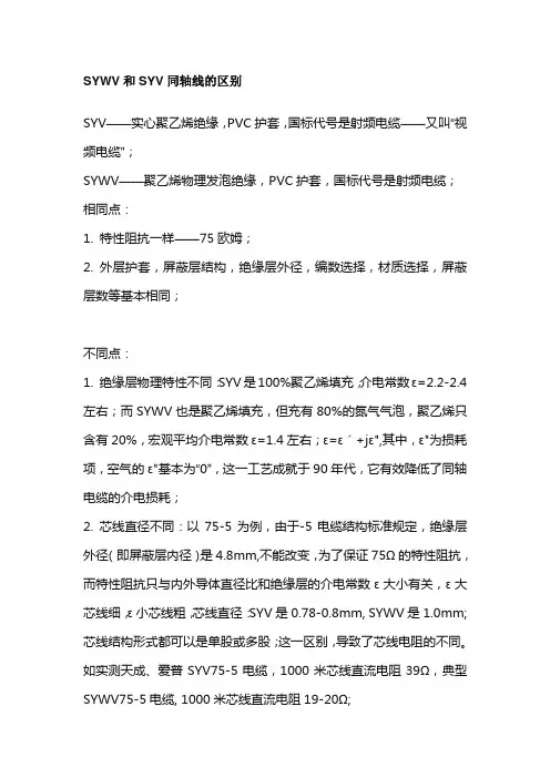 SYWV和SYV 的区别