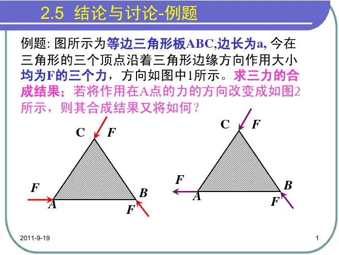 第3章 工程构件的静力学平衡