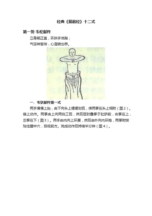 经典《易筋经》十二式