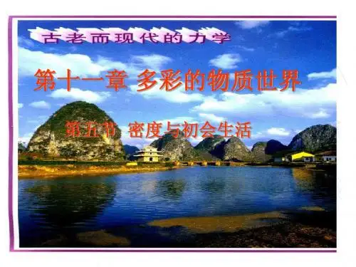 第五节 密度与社会生活