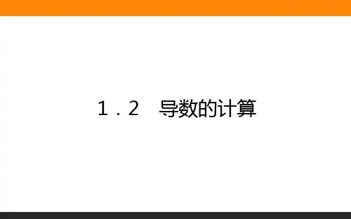 高中数学(新课标)选修2课件1.2.1-2导数的计算