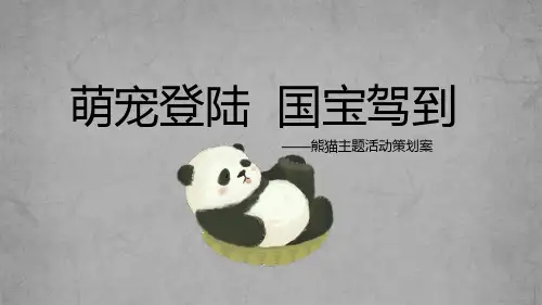 恒大城萌宝驾到熊猫主题活动方案