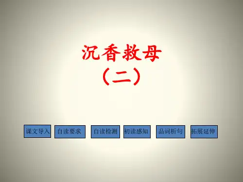 《沉香救母(二)》-优质精选PPT