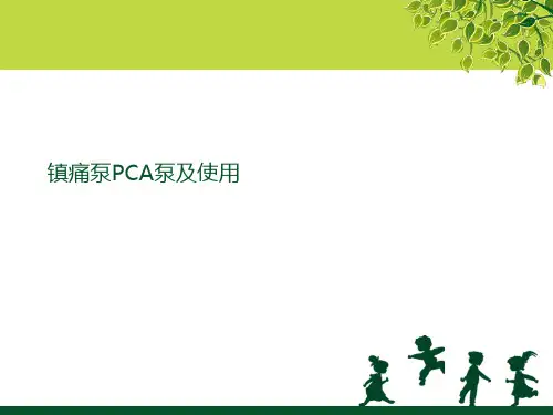 镇痛泵PCA泵及使用PPT课件