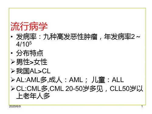 白血病流行病学