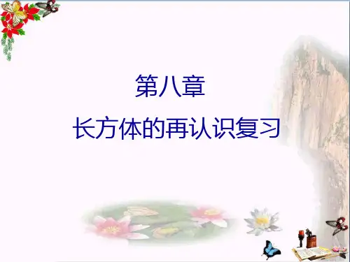 上海市松江区六年级数学下册8长方体的再认识复习ppt课件沪教版五四制