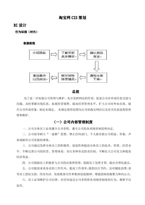 企业形象策划——淘宝CIS_BI策划