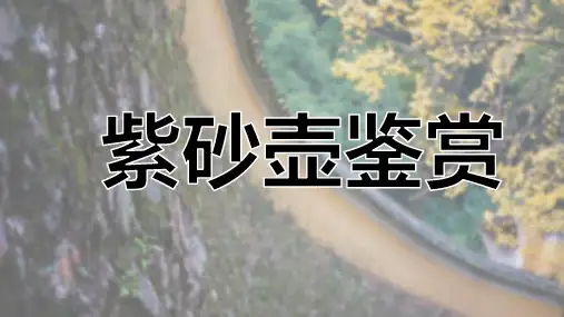 紫砂壶鉴赏