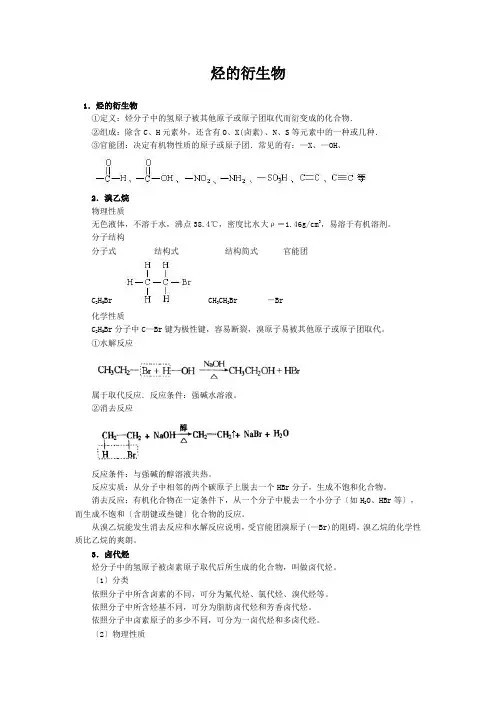 烃的衍生物