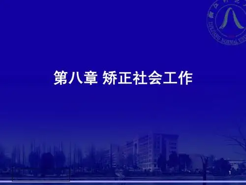 第08章 矫正社会工作