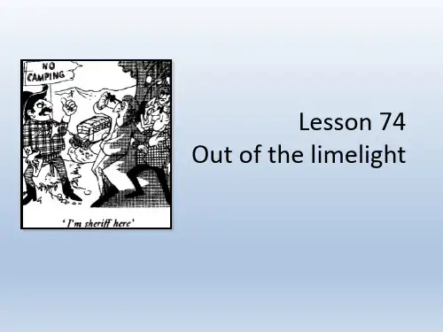 新概念英语第二册Lesson 74 (共40张PPT)
