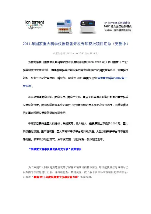 仪器网信息