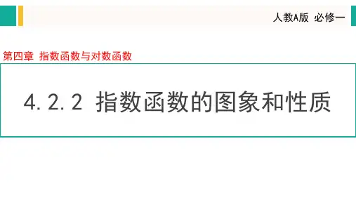 指数函数的图象与性质课件-高一上学期数学人教A版(2019)必修第一册