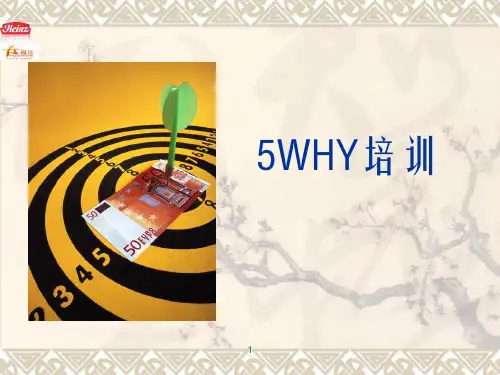 5WHY培训教材(经典版)ppt课件