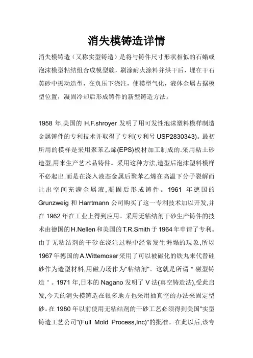 消失模铸造详情