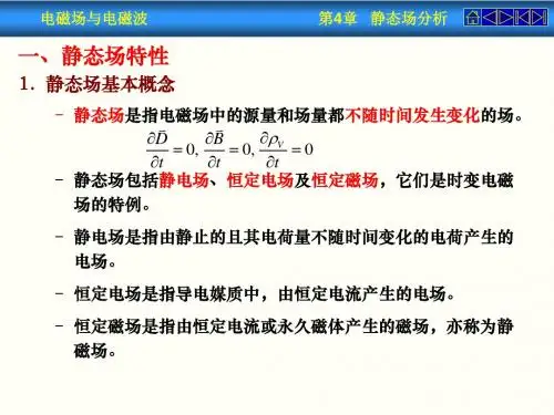 静态场分析
