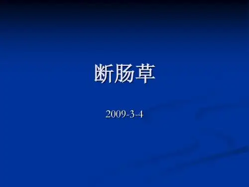 断肠草