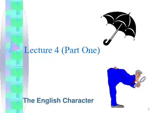 lecture4英国人的性格英国节日英国与ppt课件