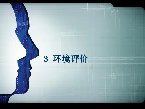 水环境质量评价 