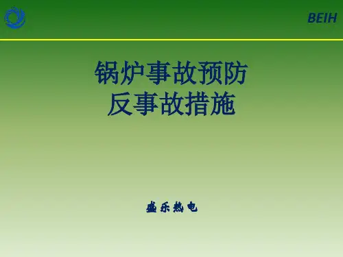 锅炉二十五项反措及事故预防讲义