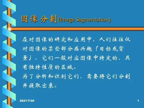 医学图象分割