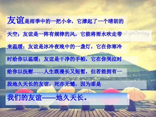 六年级音乐下册 第六单元《友谊地久天长》课件2 新人教版